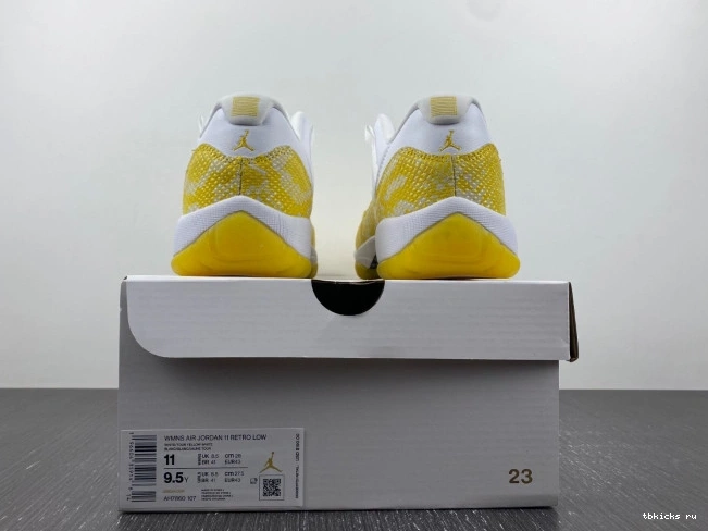 Cheap TB Jordan Air Yellow 11 WMNS Snakeskin AH7860-107 Low 0629